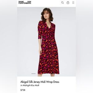 Diane Von Furstenberg wrap dress SIZE M
